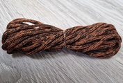 шнур меланж п/э 3мм без сердечника коричневый + терракот - Шнуры для рукоделия