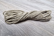 шнур меланж п/э 3мм без сердечника крем+кофе - Шнуры для рукоделия