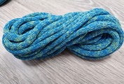 Шнур Хлопковый 7ММ с сердечником лазурь+салат 2-1 - Шнуры для рукоделия