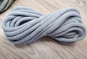Шнур Хлопковый 7ММ с сердечником ледяной +сирень 2-1 - Шнуры для рукоделия