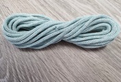 шнур хлопковый 4мм без сердечника ледяной+молочный (2-1) - Шнуры для рукоделия