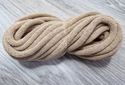 Шнур Хлопковый 7ММ с сердечником Миндаль - Шнуры для рукоделия