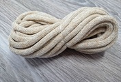 Шнур Хлопковый 7ММ с сердечником молоко+миндаль 2-1 - Шнуры для рукоделия