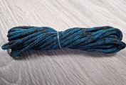 шнур меланж п/э 3мм без сердечника морская волна + коричневый - Шнуры для рукоделия