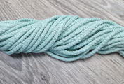 Шнур 5мм полиэфирный с сердечником для ковра Мята - Шнуры для рукоделия