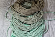 Градиент 3мм без сердечника свежая Мята-Кофе - Шнуры для рукоделия
