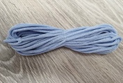 Шнур 3мм полиэфирный без сердечника нежно-голубой  - Шнуры для рукоделия