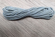 шнур меланж п/э 3мм без сердечника нежно-голубой+ полынь - Шнуры для рукоделия