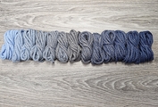 Шнур 5мм с сердечником ГРАДИЕНТ Нежно-голубой-Серый-Джинс - Шнуры для рукоделия