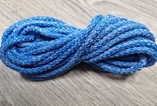 Шнур 5мм с сердечником МЕЛАНЖ Нежно-Голубой+Голубой яркий - Шнуры для рукоделия