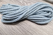 Шнур 5мм с сердечником МЕЛАНЖ Нежно-Голубой+Полынь - Шнуры для рукоделия