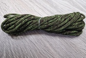 шнур меланж п/э 3мм без сердечника олива + коричневый - Шнуры для рукоделия