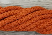 Шнур 5мм полиэфирный с сердечником оранжевый - Шнуры для рукоделия