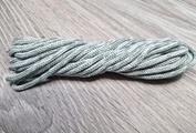 шнур меланж п/э 3мм без сердечника полынь+белый - Шнуры для рукоделия
