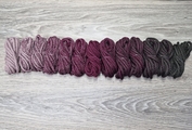 Шнур 5мм с сердечником ГРАДИЕНТ Пыльная Роза-Винный-Графит - Шнуры для рукоделия