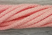 Шнур полиэфирный 5мм с сердечником Розовый  - Шнуры для рукоделия