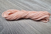 шнур меланж п/э 3мм без сердечника розовый+белый - Шнуры для рукоделия