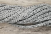 Шнур хлопковый 4мм серый - Шнуры для рукоделия