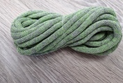 Шнур Хлопковый 7ММ с сердечником серый+салат 2-1 - Шнуры для рукоделия