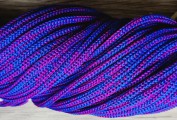 Шнур 3мм без сердечника меланж синий + фиолет - Шнуры для рукоделия