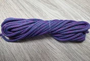 шнур меланж п/э 3мм без сердечника сирень + джинс - Шнуры для рукоделия