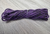 шнур меланж п/э 3мм без сердечника сирень + графит - Шнуры для рукоделия