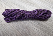 шнур меланж п/э 3мм без сердечника сирень + коричневый - Шнуры для рукоделия