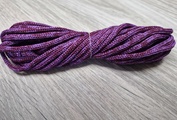 шнур меланж п/э 3мм без сердечника сирень + винный - Шнуры для рукоделия