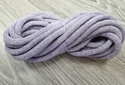 Шнур Хлопковый 7ММ с сердечником сирень+молоко 2-1 - Шнуры для рукоделия