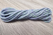 шнур меланж п/э 3мм без сердечника свежая мята + лаванда - Шнуры для рукоделия