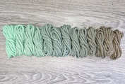 Шнур 5мм с сердечником ГРАДИЕНТ Свежая Мята-Полынь-Кофе - Шнуры для рукоделия