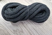 Шнур Хлопковый 7ММ с сердечником Темно-серый - Шнуры для рукоделия