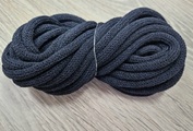 Шнур Хлопковый 7ММ с сердечником Темно-синий - Шнуры для рукоделия
