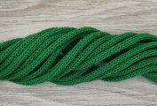 Шнур хлопковый 4мм без сердечника Зеленый - Шнуры для рукоделия