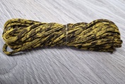 шнур меланж п/э 3мм без сердечника желтый + коричневый - Шнуры для рукоделия