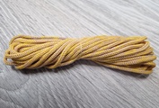 шнур меланж п/э 3мм без сердечника желтый + персик - Шнуры для рукоделия