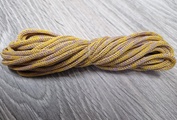 шнур меланж п/э 3мм без сердечника желтый +  пыльная роза - Шнуры для рукоделия