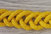 Шнур для плетения ГАМАКА со статическим сердечником ЖЕЛТЫЙ - Шнуры для рукоделия
