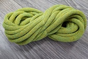 Шнур Хлопковый 7ММ с сердечником желтый+салат 2-1 - Шнуры для рукоделия