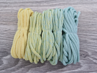 Шнур Градиент 3мм без сердечника св.желтый- мята - Шнуры для рукоделия