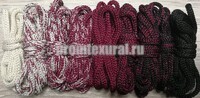 Градиент 3мм без сердечника Айвори-Винный-Черный - Шнуры для рукоделия
