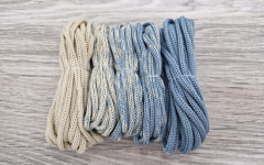 Шнур Градиент 3мм без сердечника Крем— дымчатый  - Шнуры для рукоделия