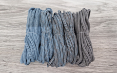 Шнур Градиент 3мм без сердечника Дымчатый — серый - Шнуры для рукоделия
