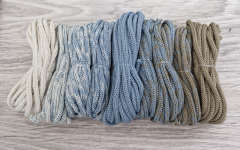 Шнур Градиент 3мм без сердечника Айвори — дымчатый — Кофе - Шнуры для рукоделия