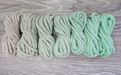 Шнур 5мм с сердечником ГРАДИЕНТ Айвори- Свежая Мята - Шнуры для рукоделия