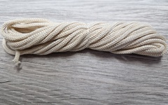 шнур меланж п/э 3мм без сердечника айвори+беж пудра - Шнуры для рукоделия