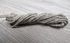 шнур меланж п/э 3мм без сердечника айвори+кофе - Шнуры для рукоделия
