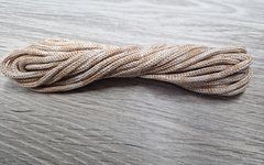 шнур меланж п/э 3мм без сердечника айвори+персик - Шнуры для рукоделия