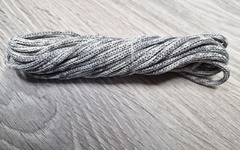 шнур меланж п/э 3мм без сердечника айвори+серый - Шнуры для рукоделия
