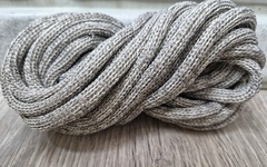 ШНУР 8ММ с сердечниками полиэфир Айвори+Серый - Шнуры для рукоделия